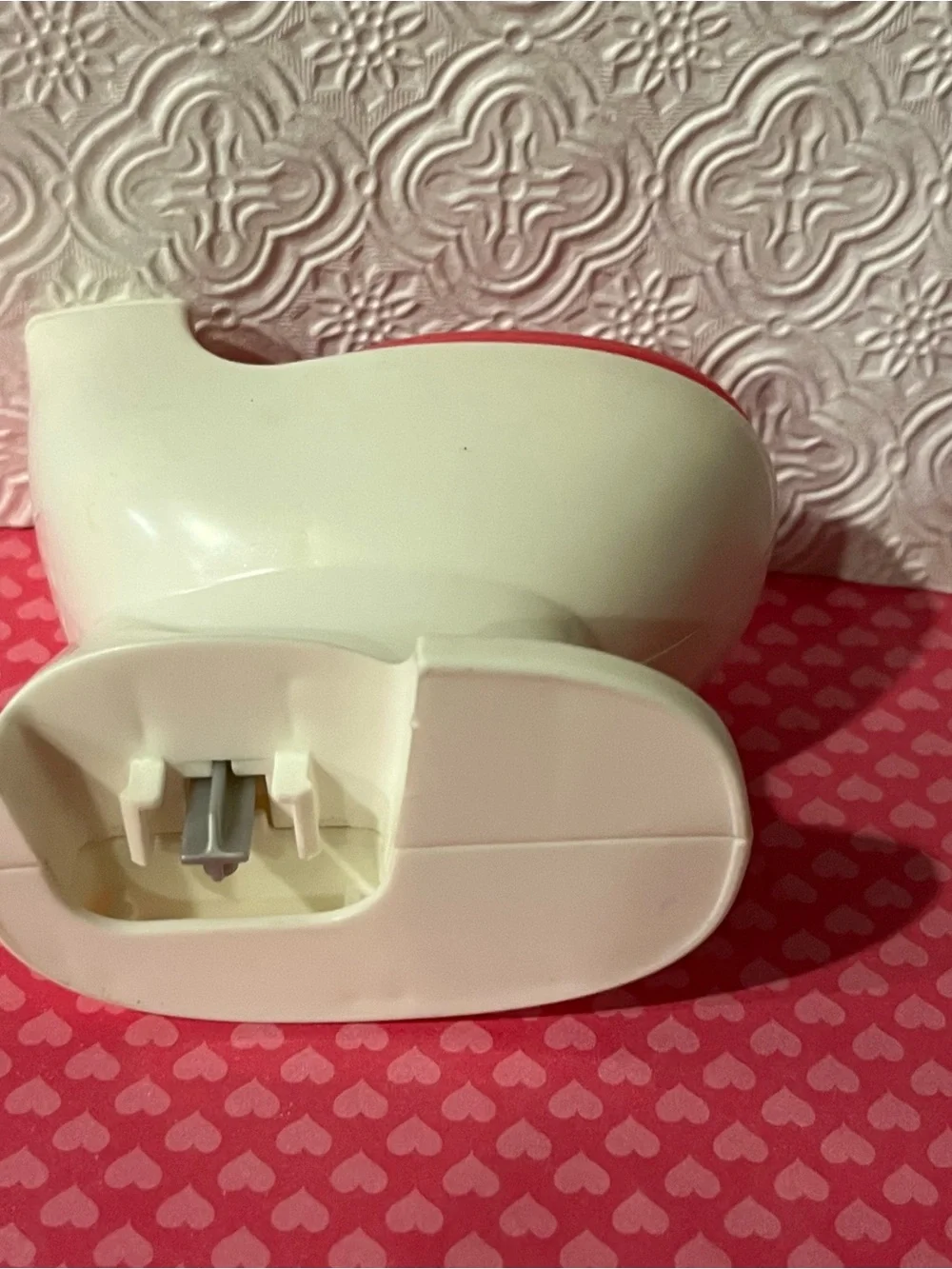 Barbie White and Hot Pink Toilet Accessory 2015 Dreamhouse